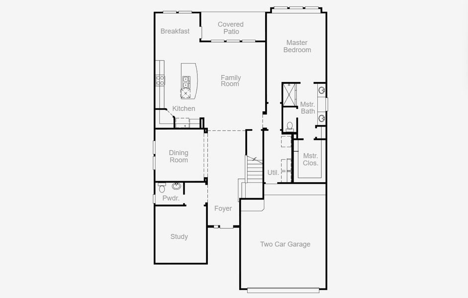 2D floor plan layout for the Granger by Coventry Homes in Highland Village 50' and 55', Georgetown, TX (Image 27). 2D floor plan layout for the Granger by Coventry Homes in Highland Village 50' and 55', Georgetown, TX (Image 27).