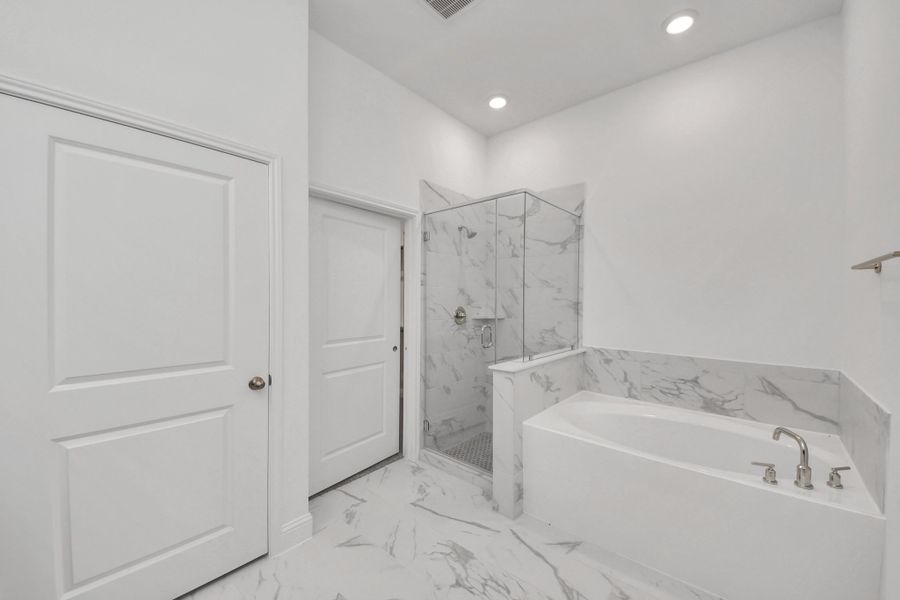 Furnished interior view inside a new home in Bridgeland, Cypress (Image 8).