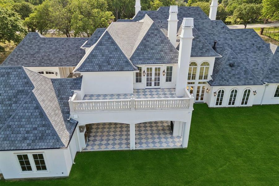 Exterior details and patio area of a home in , Southlake (Image 23).