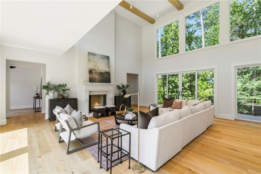 Furnished interior view inside a new home in , Atlanta (Image 54). Furnished interior view inside a new home in , Atlanta (Image 54).