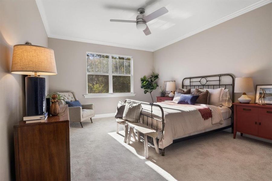 Furnished interior view inside a new home in Lake James, Lakeland (Image 28).