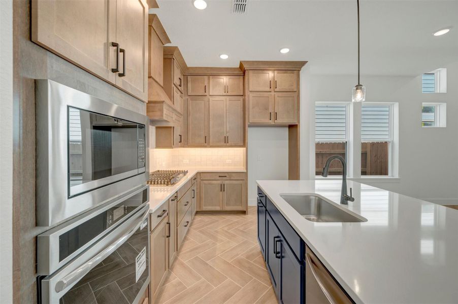 Furnished interior view inside a new home in Elyson - Grove Row Collection, Katy (Image 17).