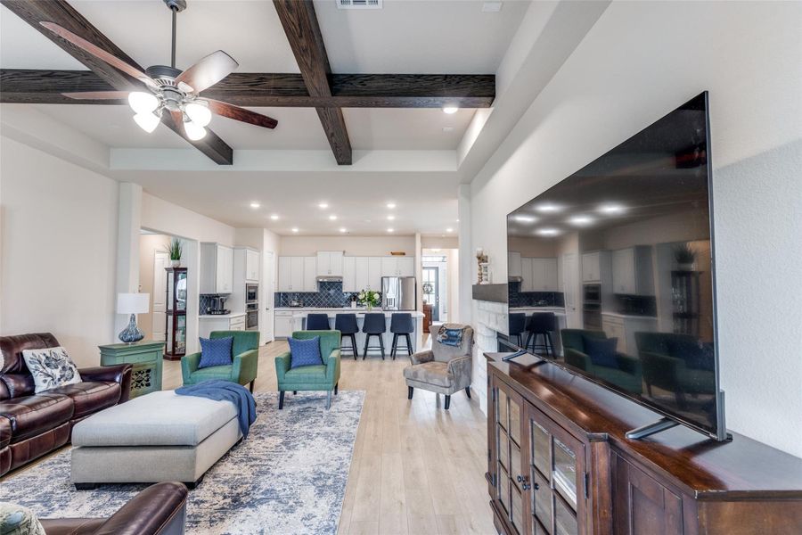 Furnished interior view inside a new home in , League City (Image 4).