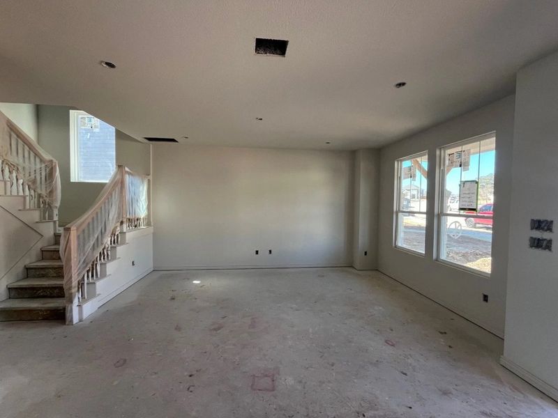 In-progress construction of a new home in Lariat, Liberty Hill, TX (Image 3).