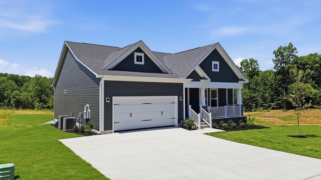 Distinctive exterior architecture highlighted by elegant detailing and timeless design at the Pinebrook community