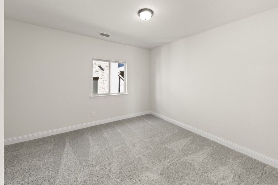Representative unfurnished interior of a home built from the Preston by Pacesetter Homes in Park Hills, Rockwall (Image 33). Representative unfurnished interior of a home built from the Preston by Pacesetter Homes in Park Hills, Rockwall (Image 33).