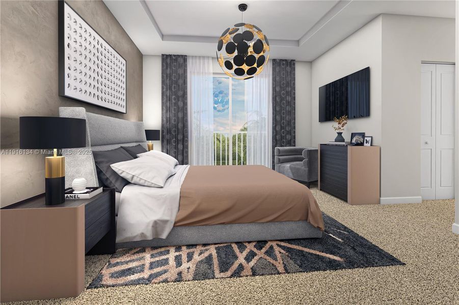 Furnished interior view inside a new home in Terra Sol, Homestead (Image 1).