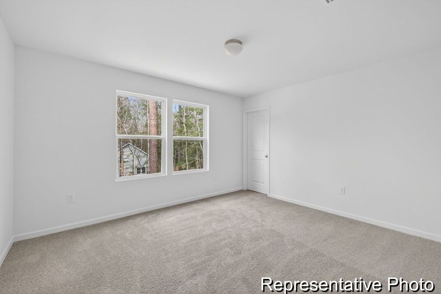 Spacious, unfurnished interior of a new home in Lake Royale, Louisburg (Image 17). Spacious, unfurnished interior of a new home in Lake Royale, Louisburg (Image 17).