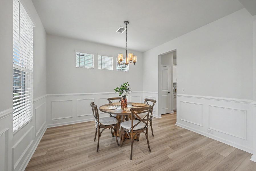 Furnished interior view inside a new home in , Summerville (Image 8). Furnished interior view inside a new home in , Summerville (Image 8).