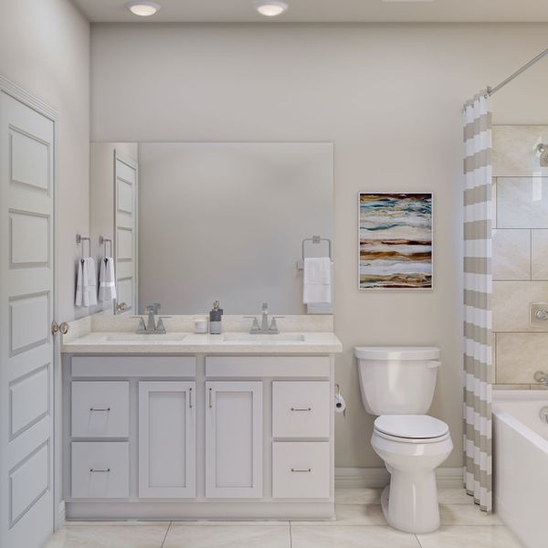 Furnished interior view inside a new home in Trillium, Richmond (Image 10). Furnished interior view inside a new home in Trillium, Richmond (Image 10).