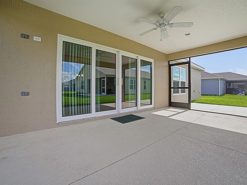 Exterior details and patio area of a home in , The Villages (Image 17). Exterior details and patio area of a home in , The Villages (Image 17).