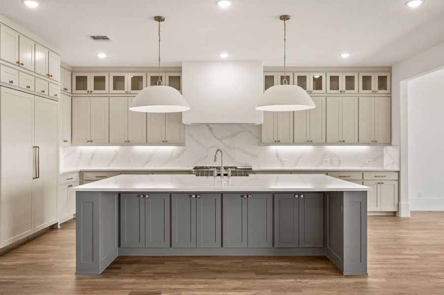 Furnished interior view inside a new home in The Resort on Eagle Mt. Lake, Fort Worth (Image 8).