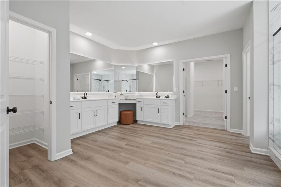 Furnished interior view inside a new home in The Stables at Ewing Chapel, Dacula (Image 36).