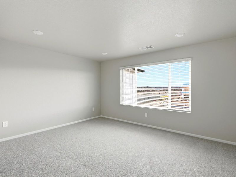 Spacious, unfurnished interior of a new home in York Station, Thornton (Image 11). Spacious, unfurnished interior of a new home in York Station, Thornton (Image 11).