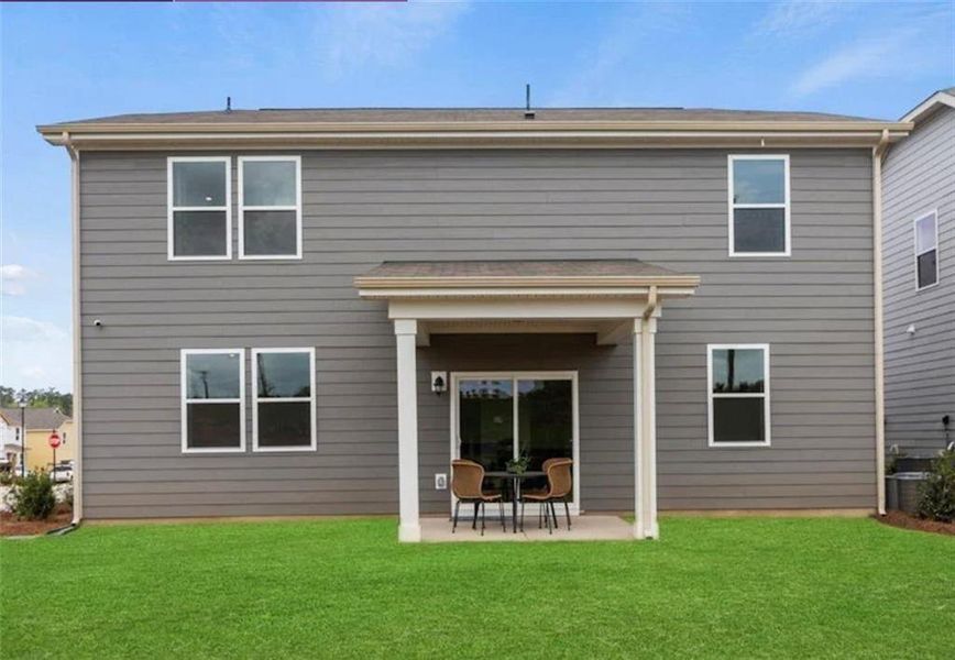 Exterior details and patio area of a home in Reserve at Gum Springs, Jefferson (Image 3).