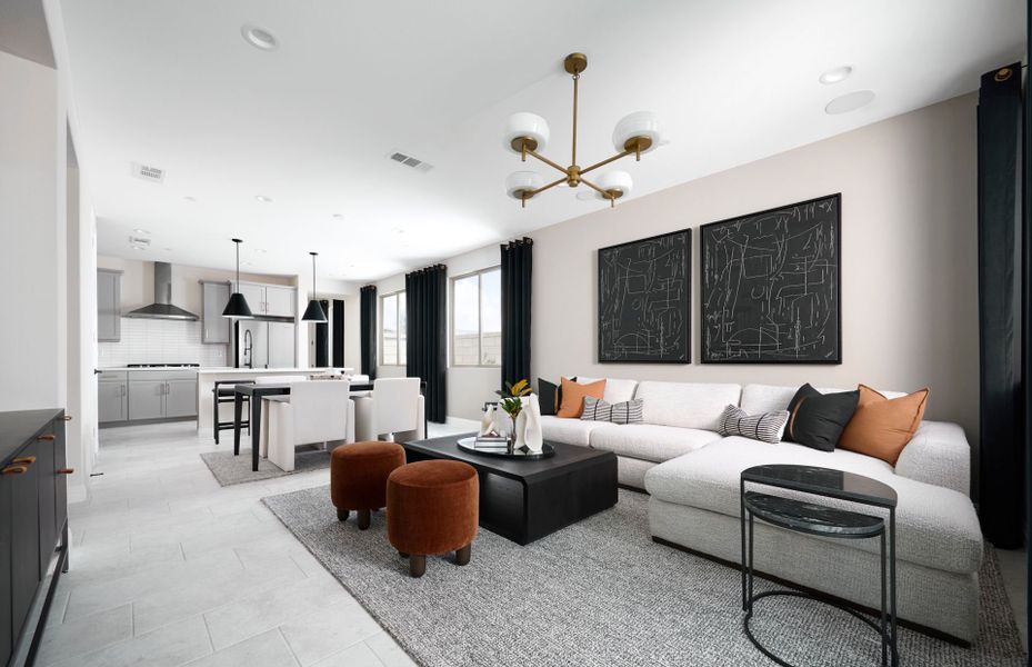 Representative furnished interior of a home built from the Kinsey by Del Webb in Sun City Festival, Buckeye (Image 7).