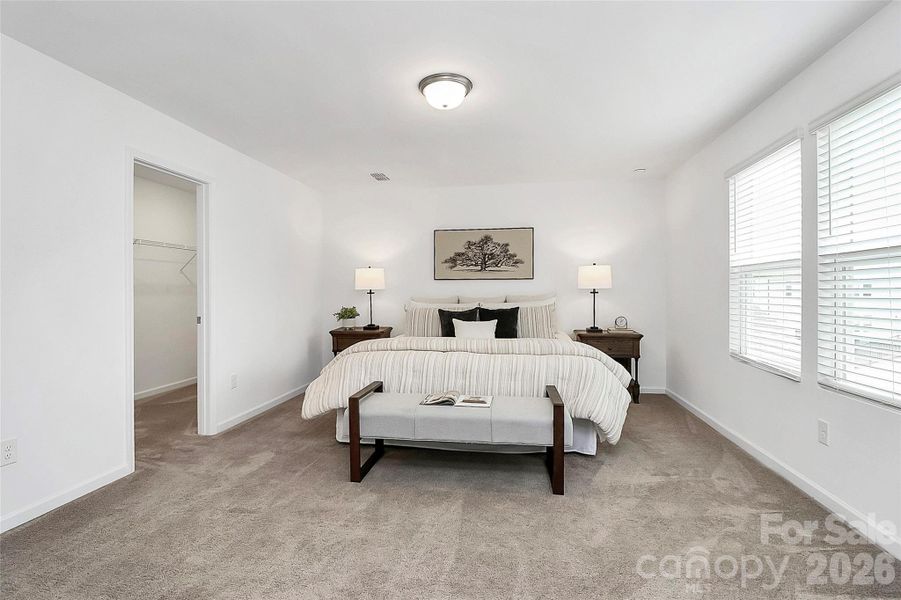 Furnished interior view inside a new home in Sunbriar, Charlotte (Image 18).