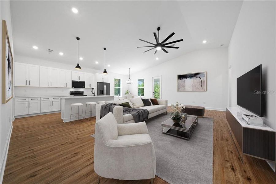 Furnished interior view inside a new home in , Brooksville (Image 14). Furnished interior view inside a new home in , Brooksville (Image 14).