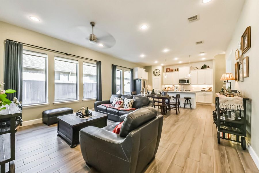 Furnished interior view inside a new home in , Katy (Image 16). Furnished interior view inside a new home in , Katy (Image 16).