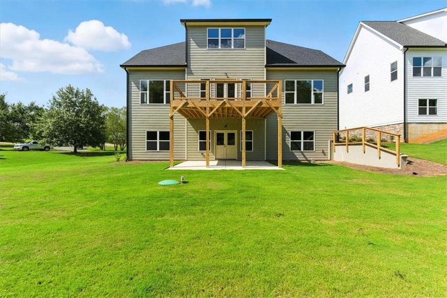 Front exterior of a new home in , Rome, GA, highlighting curb appeal (Image 28). Front exterior of a new home in , Rome, GA, highlighting curb appeal (Image 28).