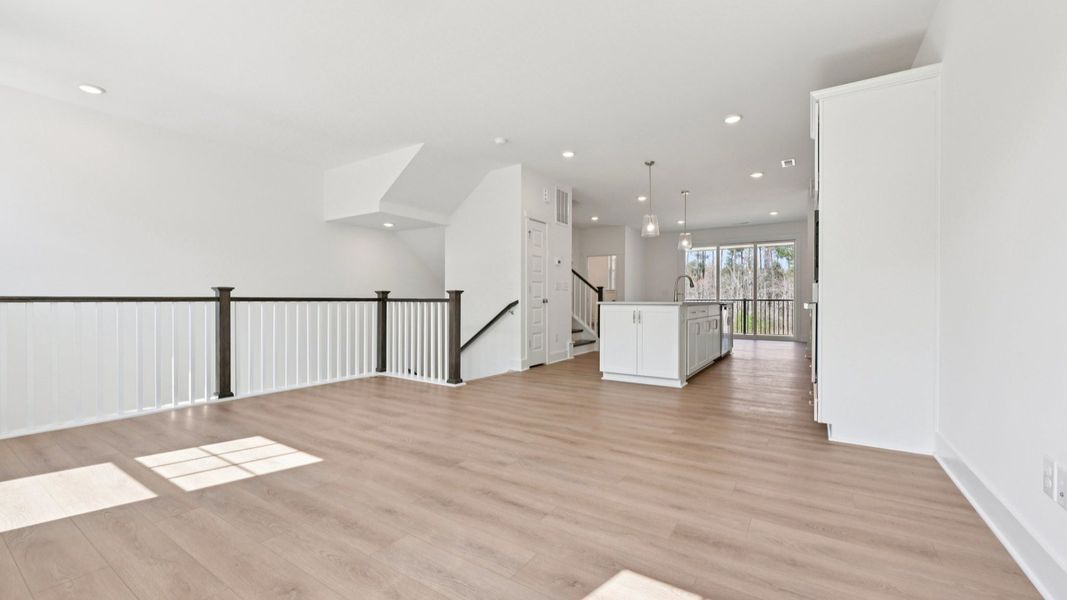 Furnished interior view inside a new home in Bayberry, Raleigh (Image 10).