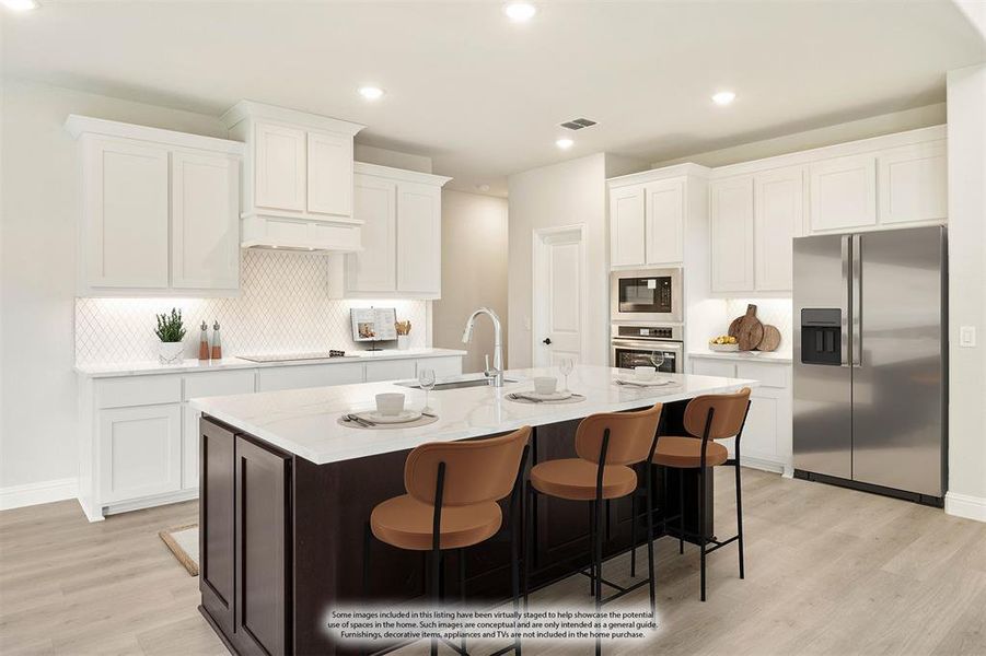 Furnished interior view inside a new home in Mockingbird Hills 60-65, Joshua (Image 6).