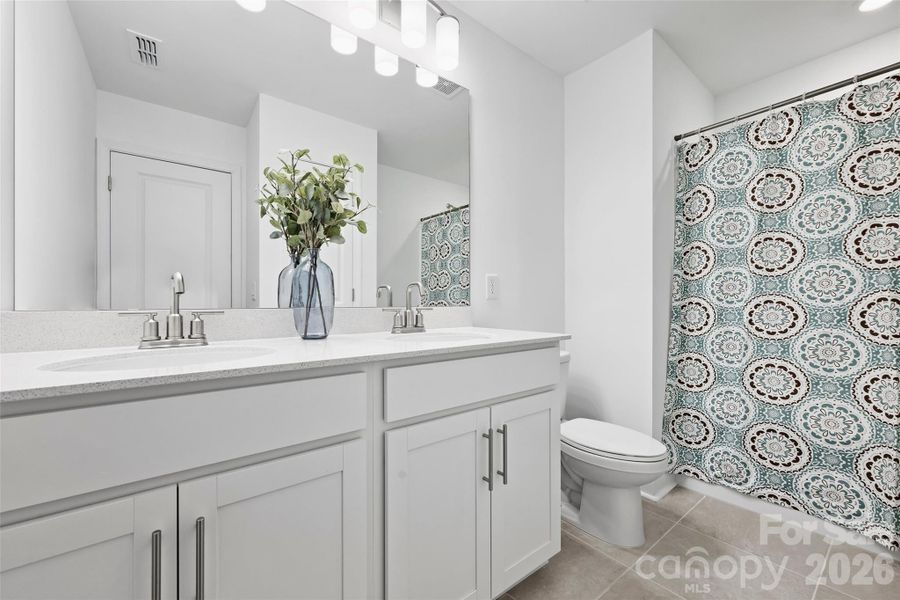 Furnished interior view inside a new home in , Concord (Image 15).