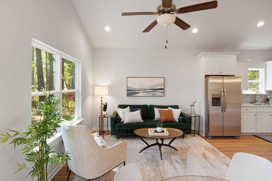 Furnished interior view inside a new home in , North Charleston (Image 2).
