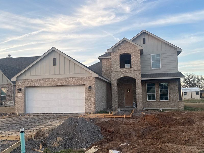 In-progress construction of a new home in Covenant Springs, Springtown, TX (Image 5). In-progress construction of a new home in Covenant Springs, Springtown, TX (Image 5).