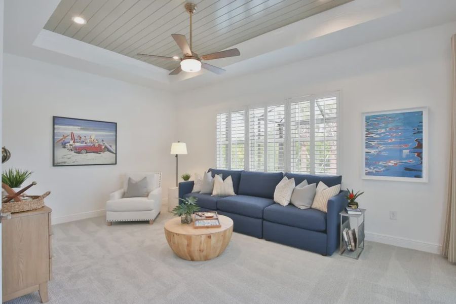 Representative furnished interior of a home built from the Captiva by Neal Communities in Grand Palm, Venice (Image 10). Representative furnished interior of a home built from the Captiva by Neal Communities in Grand Palm, Venice (Image 10).