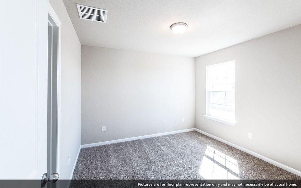 Representative unfurnished interior of a home built from the Blanco by CastleRock Communities in Lone Oak, San Antonio (Image 21).