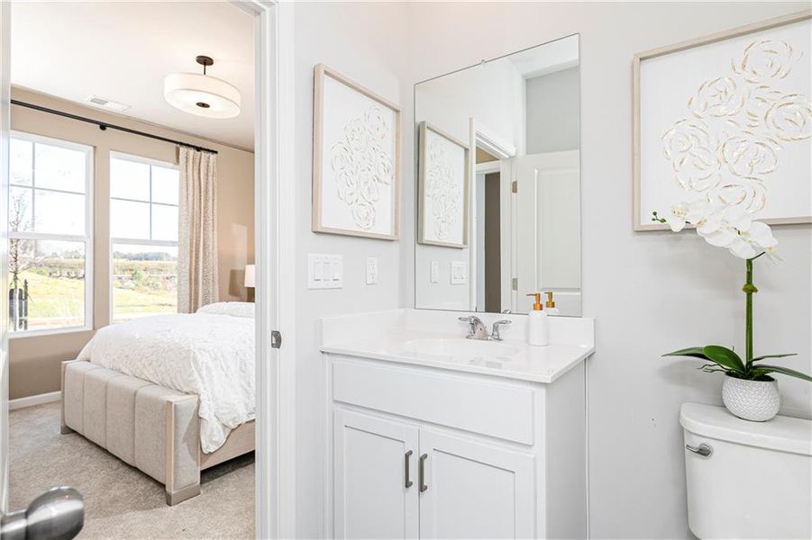 Furnished interior view inside a new home in Rhodes Glen, Lawrenceville (Image 29).