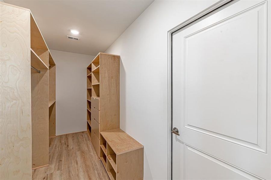 Large walk-in closet on the third floor