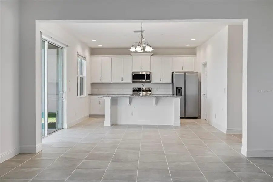 Furnished interior view inside a new home in Trinity Lakes, Groveland (Image 9).
