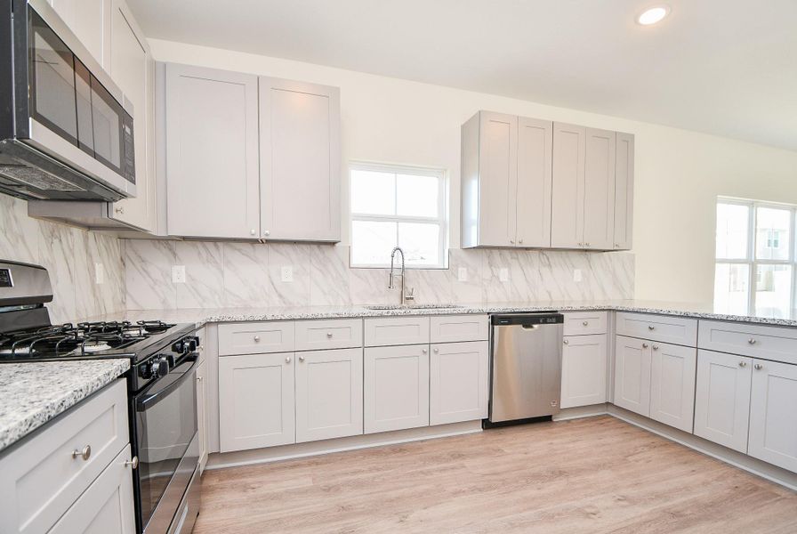 Furnished interior view inside a new home in , Houston (Image 5).