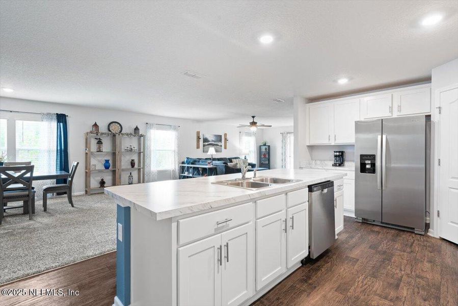 Furnished interior view inside a new home in River Glen Express, Yulee (Image 11).