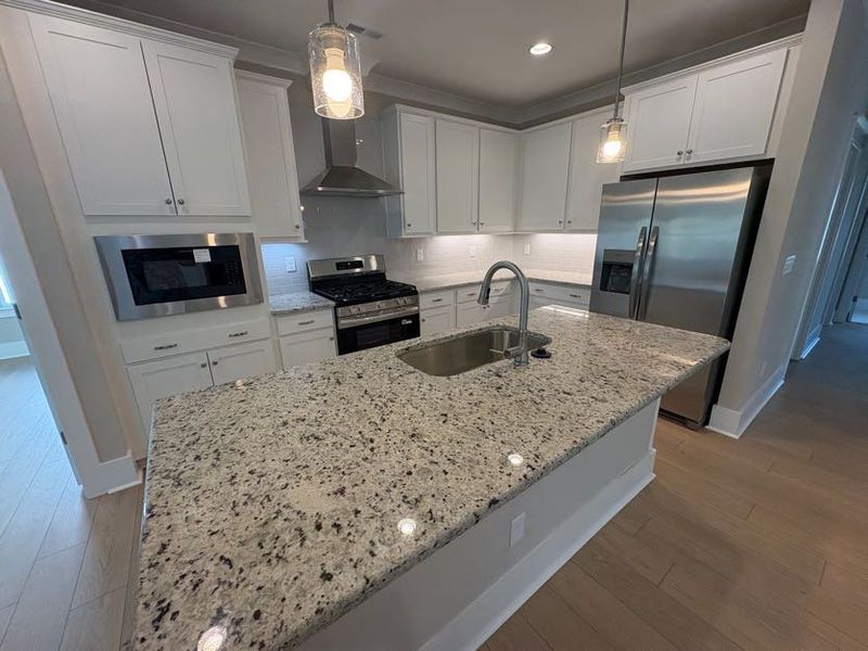 Furnished interior view inside a new home in Riverside Cove, Wilmington (Image 8). Furnished interior view inside a new home in Riverside Cove, Wilmington (Image 8).