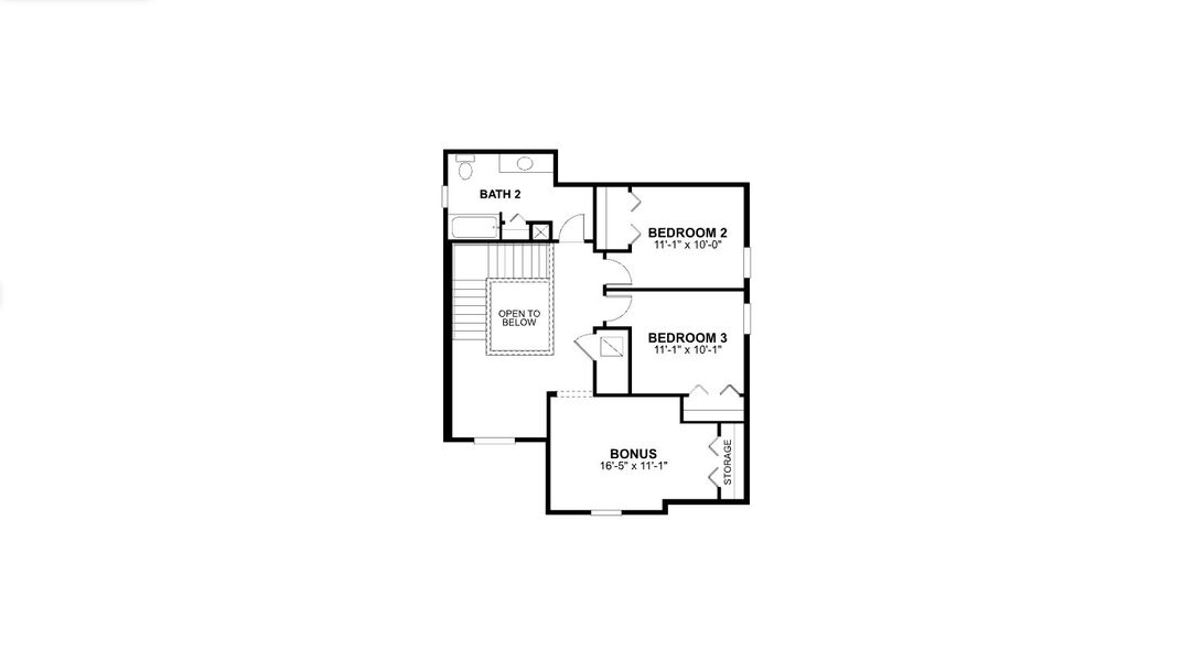 2D floor plan layout of this home in Southpointe, Palmetto, FL (Image 6).