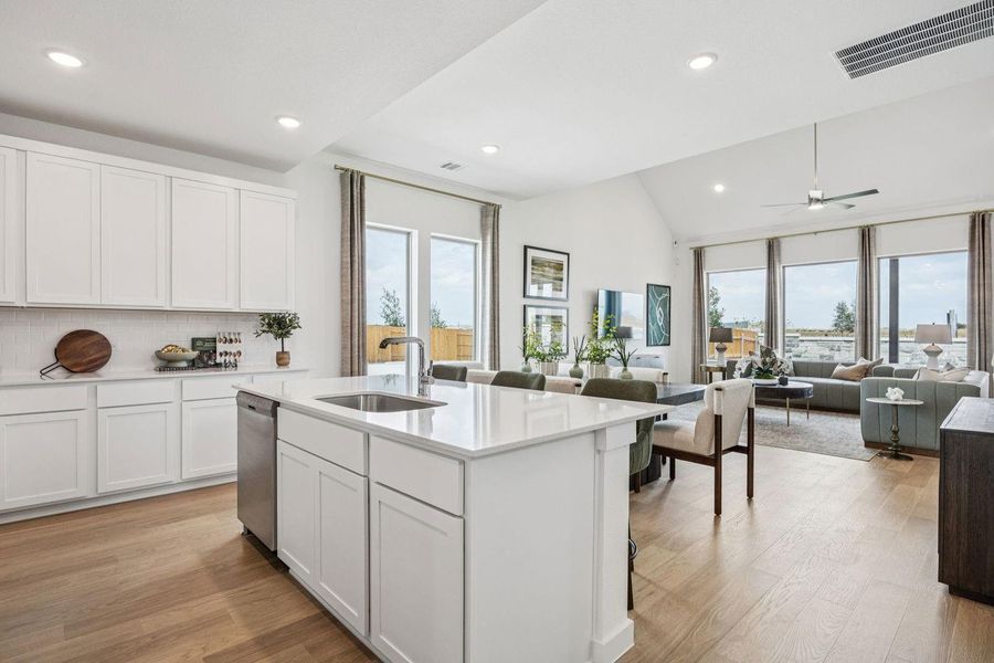 Kitchen in the Trinity home plan by Trophy Signature Homes – REPRESENTATIVE PHOTO Kitchen in the Trinity home plan by Trophy Signature Homes – REPRESENTATIVE PHOTO