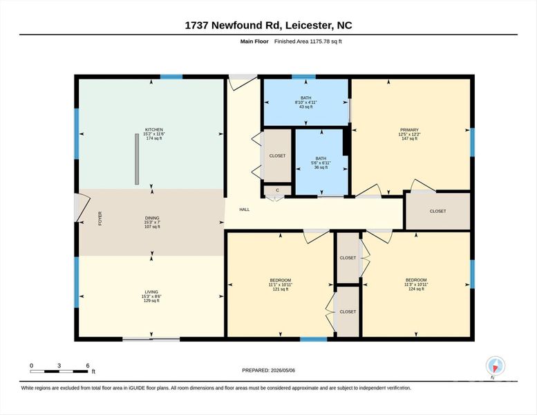2D floor plan layout of this home in , Leicester, NC (Image 3).