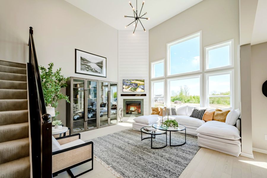 Representative furnished interior of a home built from the Avery by Fischer Homes in Twin Lakes, Hoschton (Image 70).