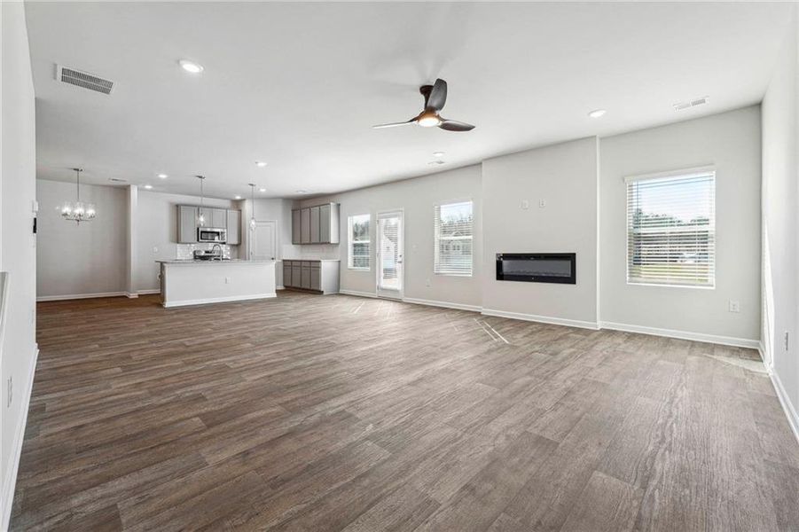 Spacious, unfurnished interior of a new home in Conner Springs, Social Circle (Image 15). Spacious, unfurnished interior of a new home in Conner Springs, Social Circle (Image 15).