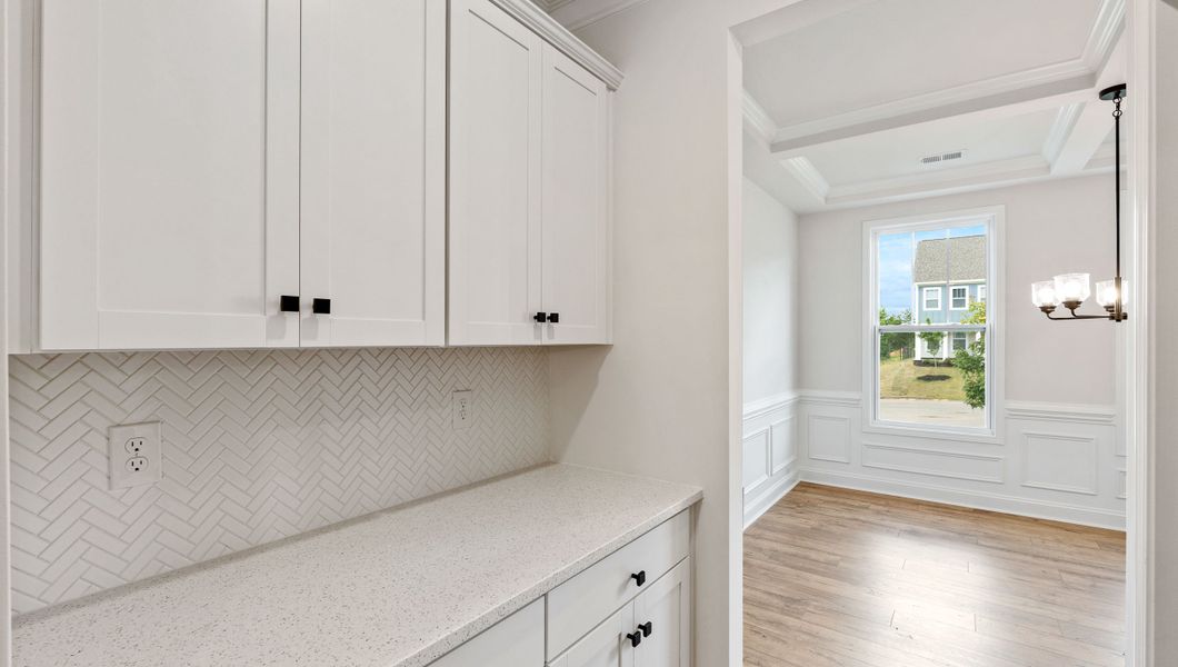 Representative furnished interior of a home built from the SUMMIT by D.R. Horton in Whitehawk Meadows, Travelers Rest (Image 8).