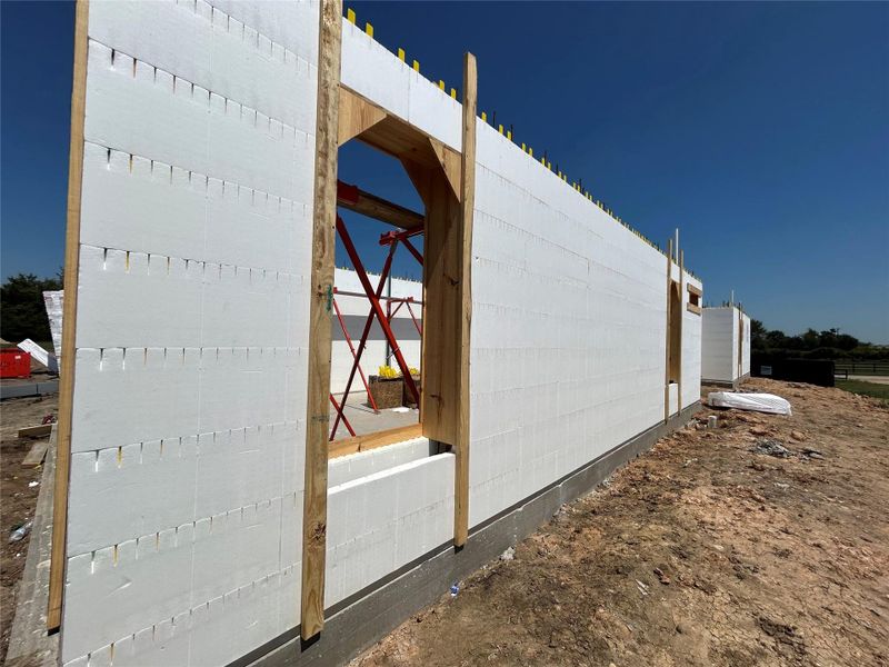 Another view of the ICF Construction process