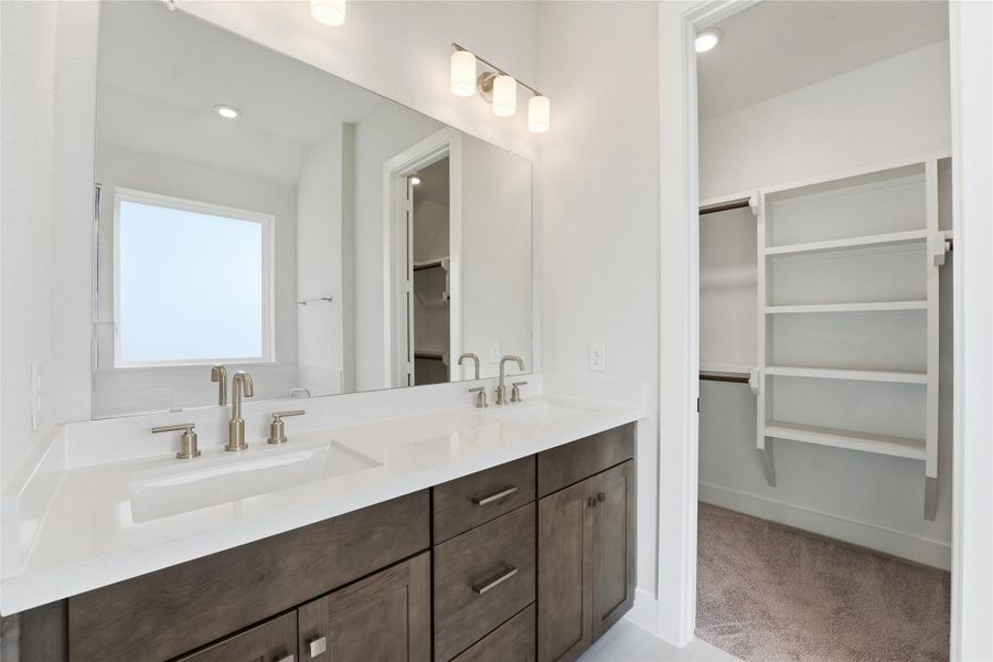 Furnished interior view inside a new home in Bridgeland, Cypress (Image 5).