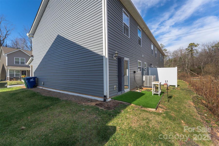 Exterior details and patio area of a home in , Arden (Image 23).