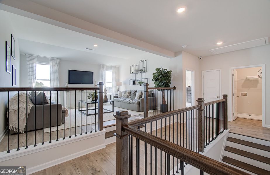 Furnished interior view inside a new home in Mallard’s Landing, Jefferson (Image 55).