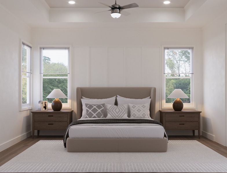 Owner's Bedroom - Interior Rendering Owner's Bedroom - Interior Rendering