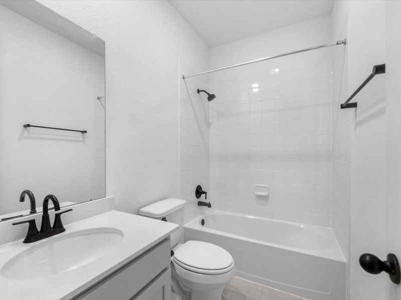 Furnished interior view inside a new home in Austin Point, Richmond (Image 12).