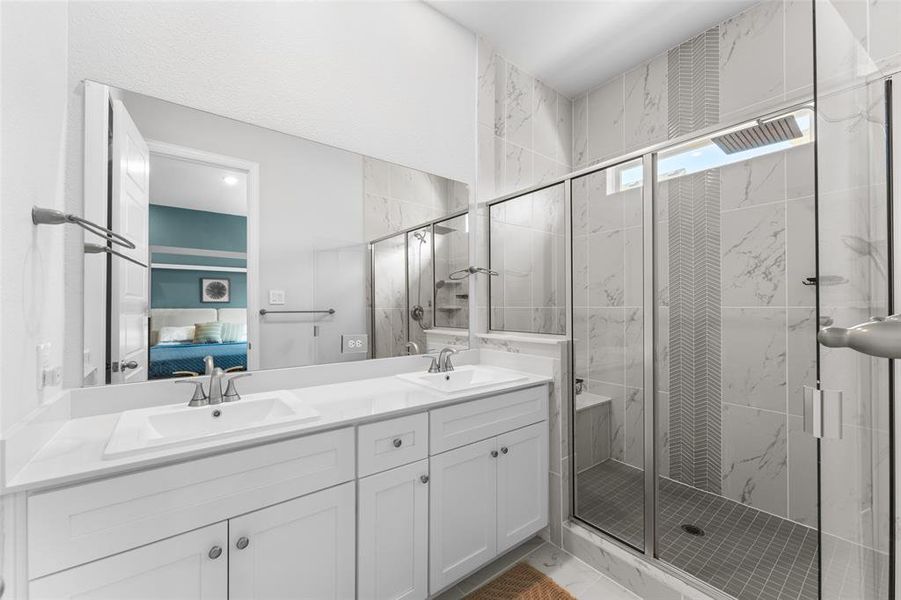 Furnished interior view inside a new home in Tenison Village at Buckner Terrace, Dallas (Image 18). Furnished interior view inside a new home in Tenison Village at Buckner Terrace, Dallas (Image 18).